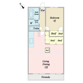 浅間台ハイホーム【8階】の間取り
