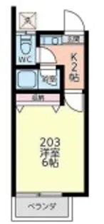 第8匠優アパート【2階】の間取り