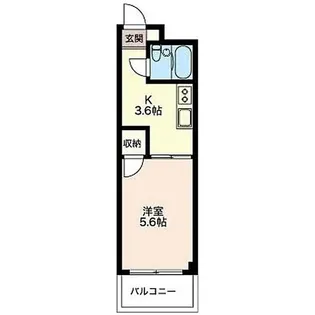 ヴィクトワ―ル伊藤【1階】の間取り