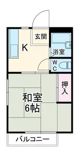 グリーンハイツ【1階】の間取り