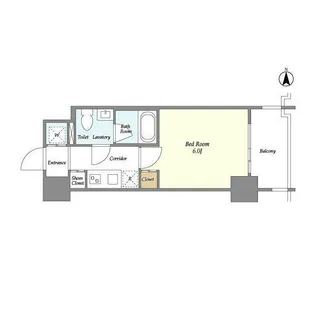 プラシア北千住【4階】の間取り