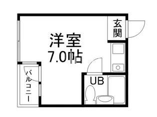 メゾンジュネス【3階】の間取り