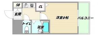 大阪府大阪市東淀川区西淡路1【マンション】の間取り