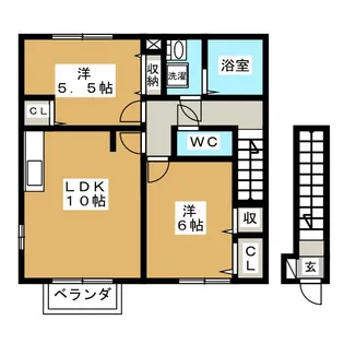 ルート48【2階】の間取り