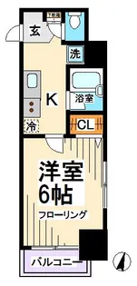 東京都杉並区下高井戸2【マンション】の間取り