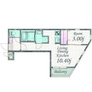 Cherim Luce 新瑞橋【1階】の間取り