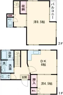 東京都葛飾区水元1【一戸建】の間取り