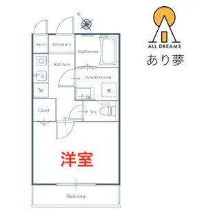 La VOLTE【3階】の間取り