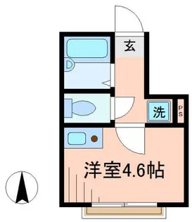 ライズ亀戸【2階】の間取り