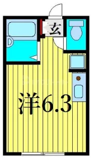 東京都葛飾区宝町2【アパート】の間取り