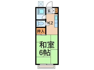 パークハイツ豊玉南【2階】の間取り