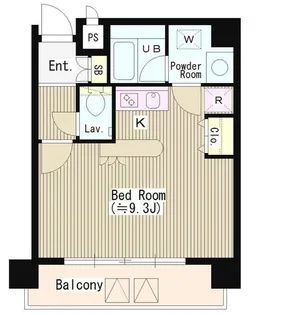 SUN恵比寿【8階】の間取り