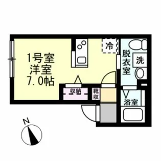 Gran Faro横浜英町【2階】の間取り