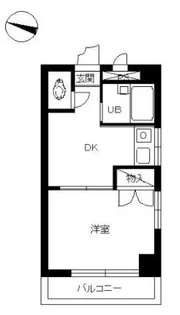 スカイコート武蔵浦和【1階】の間取り
