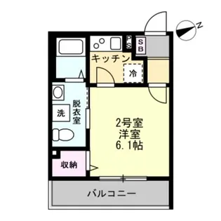 ベイルームプレミア橋本【2階】の間取り