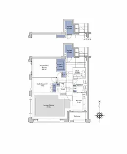 プライムメゾン御殿山EAST【3階】の間取り