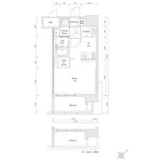 福岡県福岡市博多区博多駅南2【マンション】の間取り