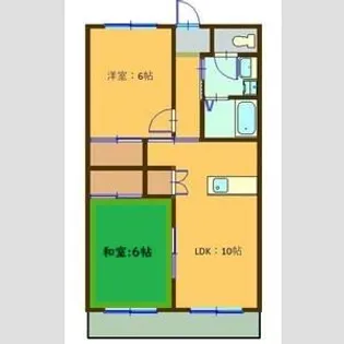ヴィラマルヨシ【1階】の間取り