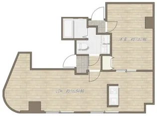 第二荒野ビル【5階】の間取り