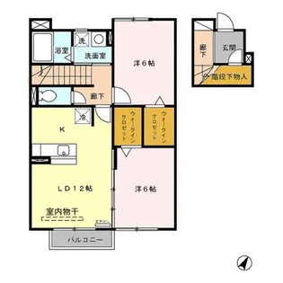 アクア【2階】の間取り