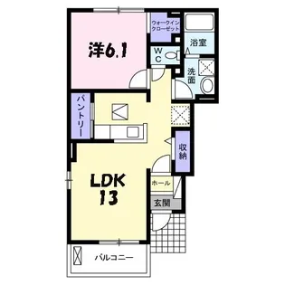 ベラヴィスタ【1階】の間取り