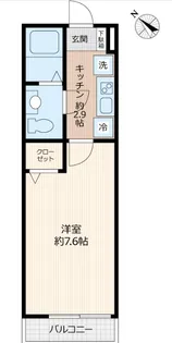 千葉県市川市湊【アパート】の間取り