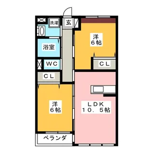 Brow’garden【3階】の間取り