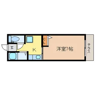 シティハイムファミール【2階】の間取り