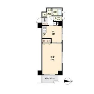 愛知県名古屋市中区栄1【マンション】の間取り