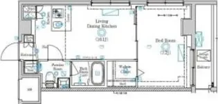 ラフィスタ亀有【8階】の間取り