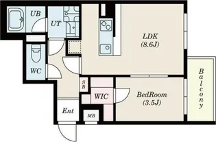 オハアスール【2階】の間取り