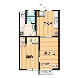 スターハイツ【1階】の間取り