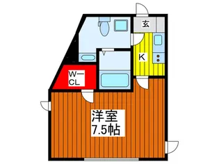 GRACIA竹ノ塚【1階】の間取り