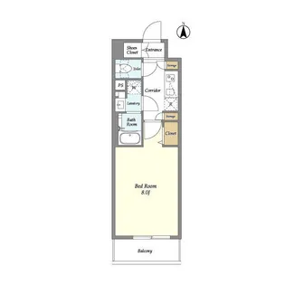 ラ・メゾン川崎六番館【6階】の間取り