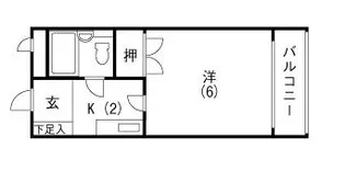 センチュリー文京【2階】の間取り
