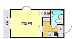 エスペーロ伊島【4階】の間取り