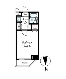 ルーブル大森【4階】の間取り