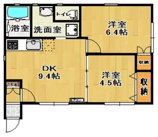 福島県郡山市静町【一戸建】の間取り