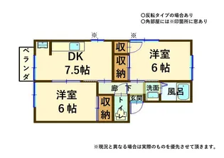 カーザ084今江【2階】の間取り