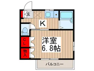 ミレハイム【2階】の間取り
