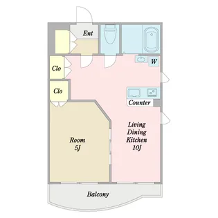 アーバンス本大久保【3階】の間取り