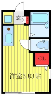 コンフォート板橋【1階】の間取り