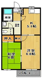 ビラA&A A棟【2階】の間取り