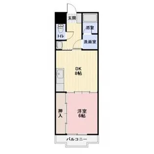 めぞんオリーブ【2階】の間取り