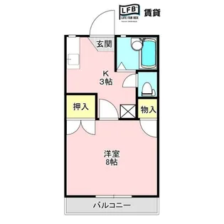 BASE藤山【1階】の間取り