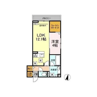 アローフィールド杏【2階】の間取り