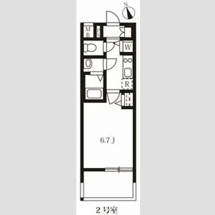 メインステージ名古屋ノースマーク【11階】の間取り