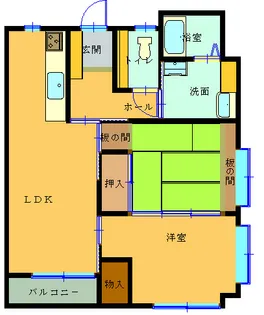 シェスタ青島【2階】の間取り