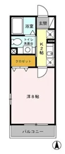 リビエール野川【2階】の間取り