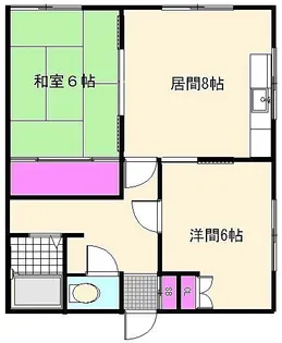 第1佐伯マンション【2階】の間取り